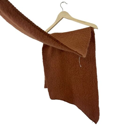 By Anthropologie Scarf Sweater Wrap So Soft Unique Color Sedona Rust Womens - Picture 5 of 9
